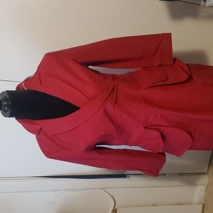 MUXXN Vintage Burgundy 3/4 sleeve dress